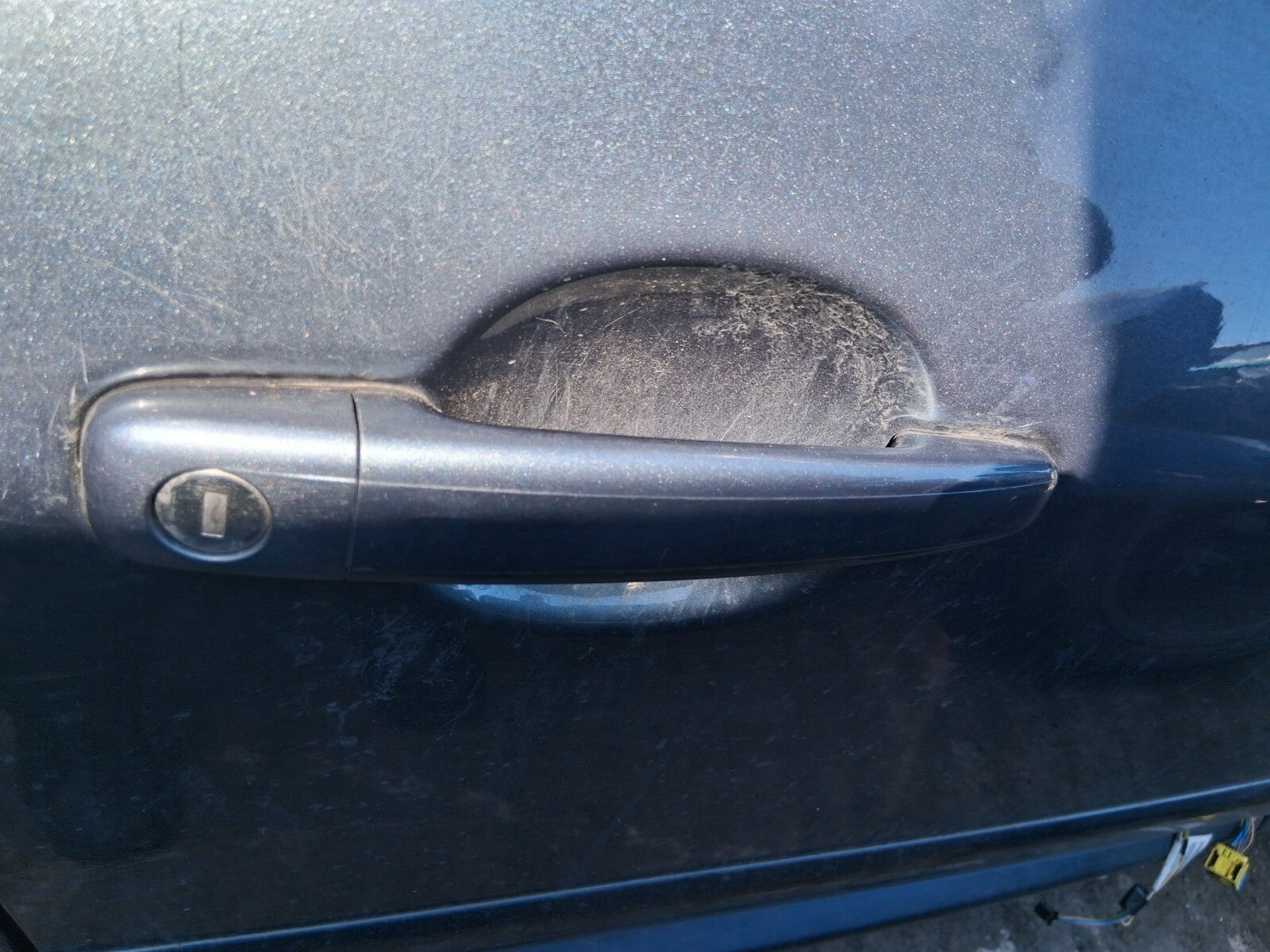 2006 PEUGEOT 307 OSF DRIVER SIDE FRONT COMPLETE DOOR IRON GREY METALLIC EZWD