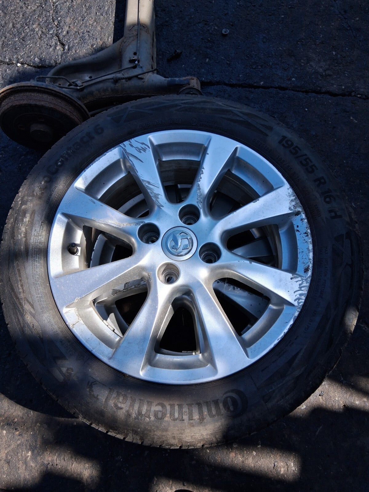 2021 VAUXHALL CORSA F 16 INCH ALLOY WHEEL WITH TYRE 195/55R16 9332274480