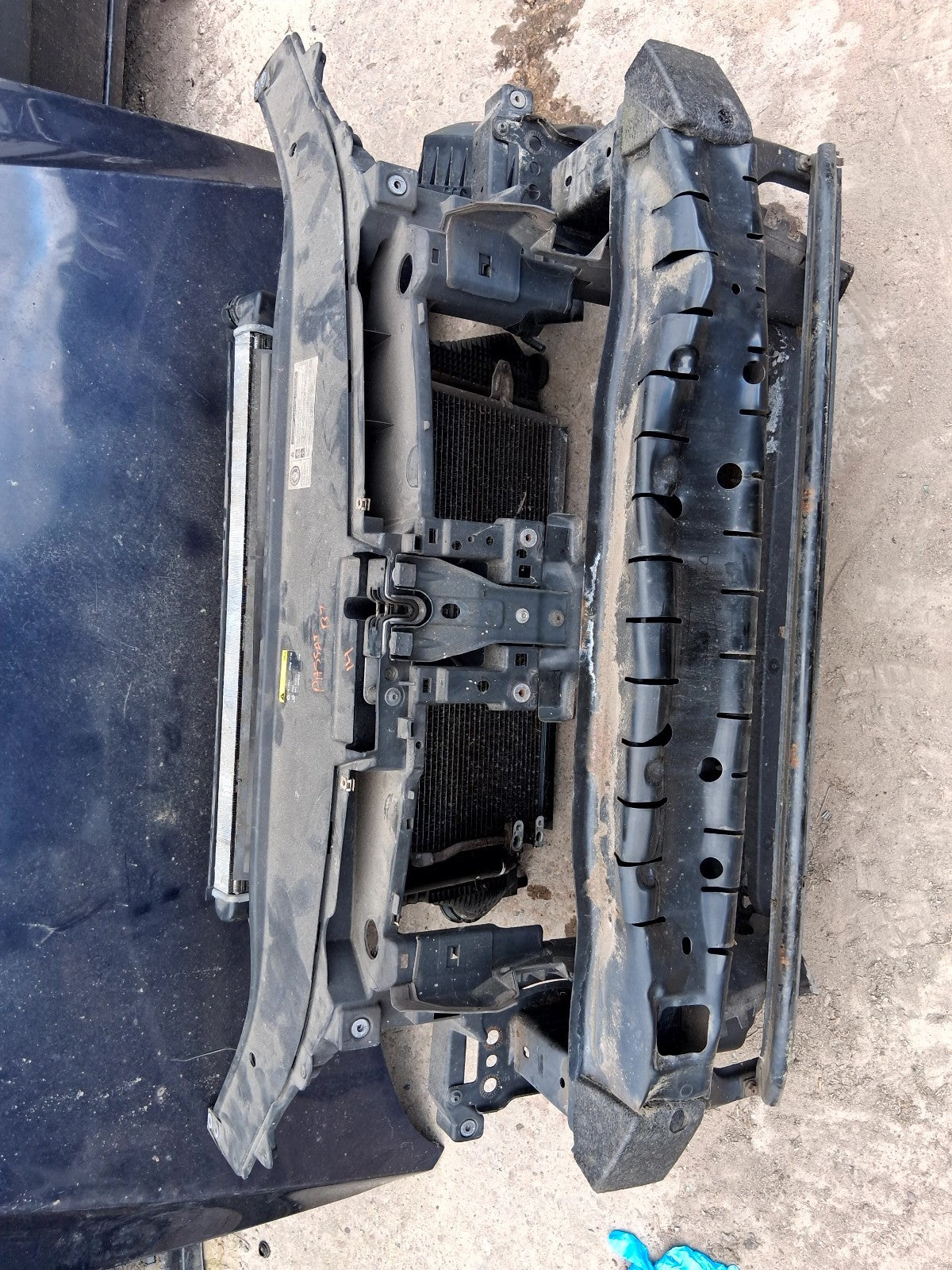 2014 VW VOLKSWAGEN PASSAT B7 2.0 DIESEL COMPLETE RAD PACK RADIATOR FRONT PANEL