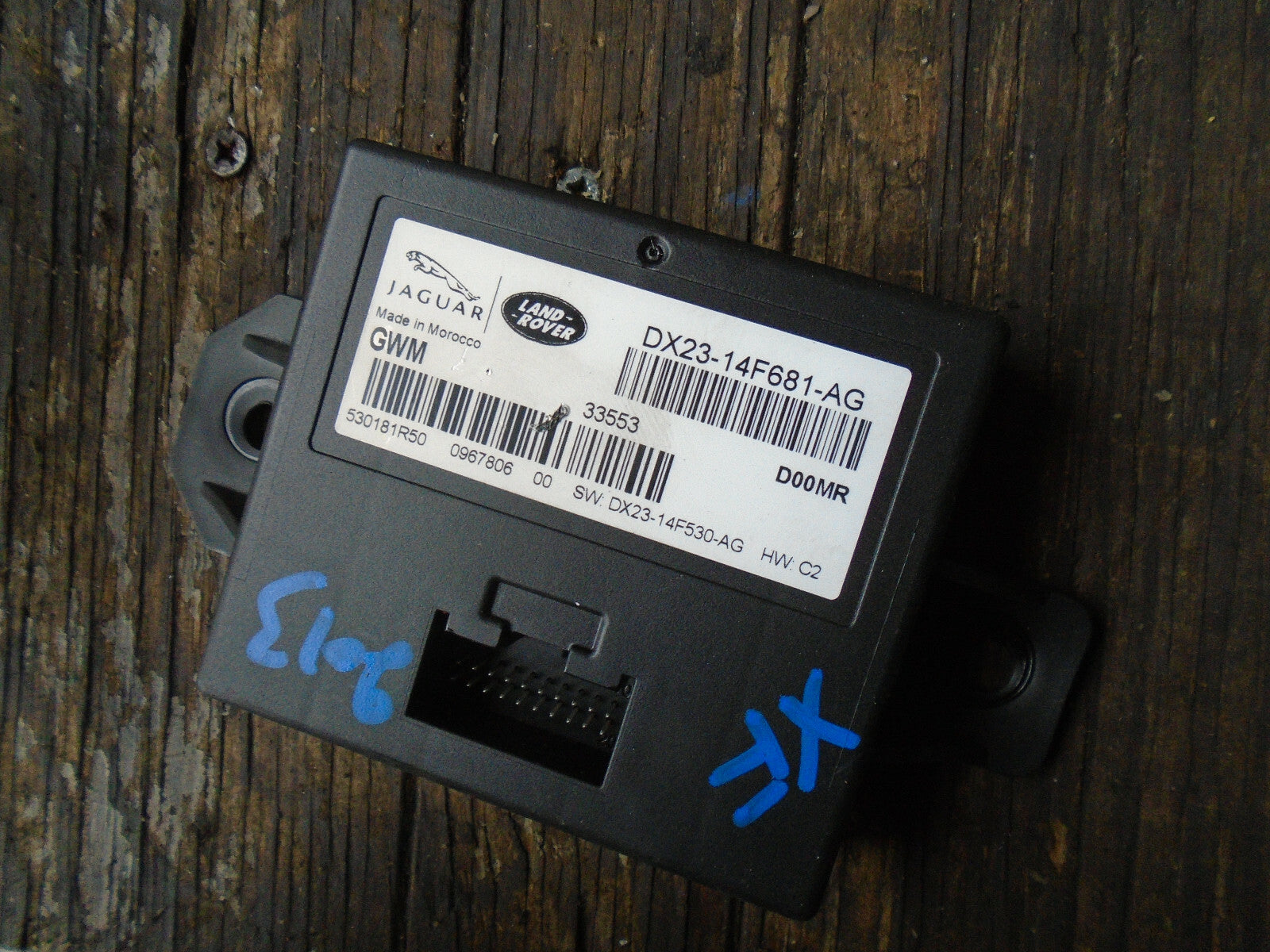 JAGUAR XF FACELIFT 2013 CAPTIVE CONSUMPTION CONTROL MODULE ECU DX2314F681AG