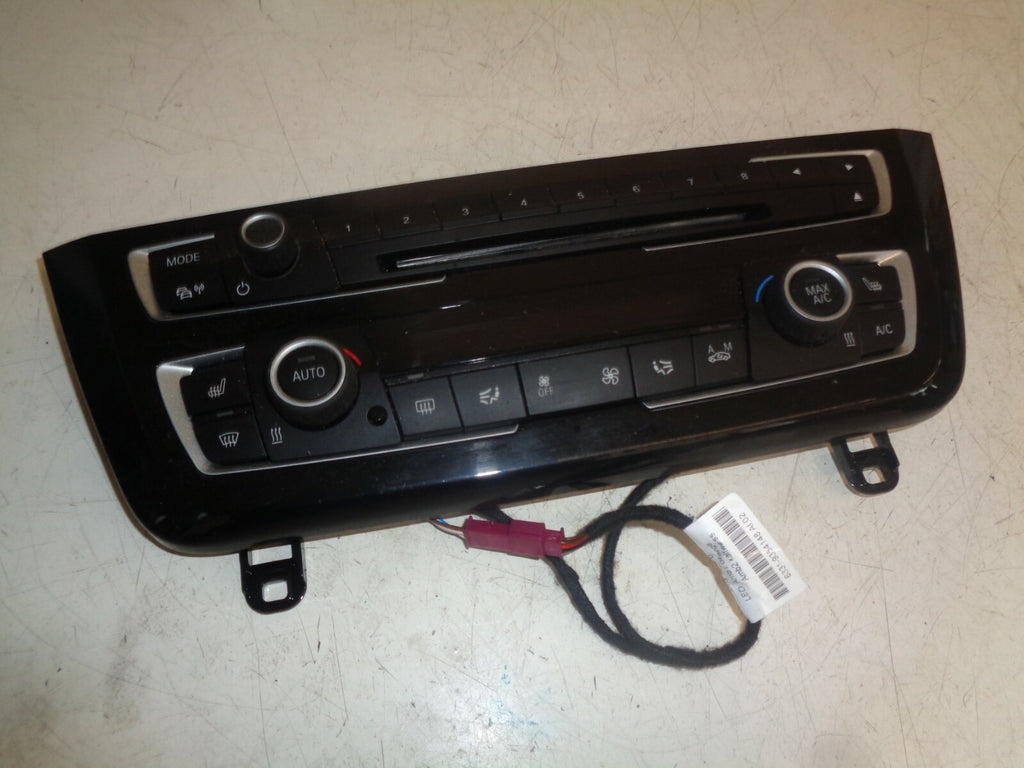 BMW 3 SERIES F30 2015 AC CONTROL PANEL & RADIO CONTROL 9363546 6814187