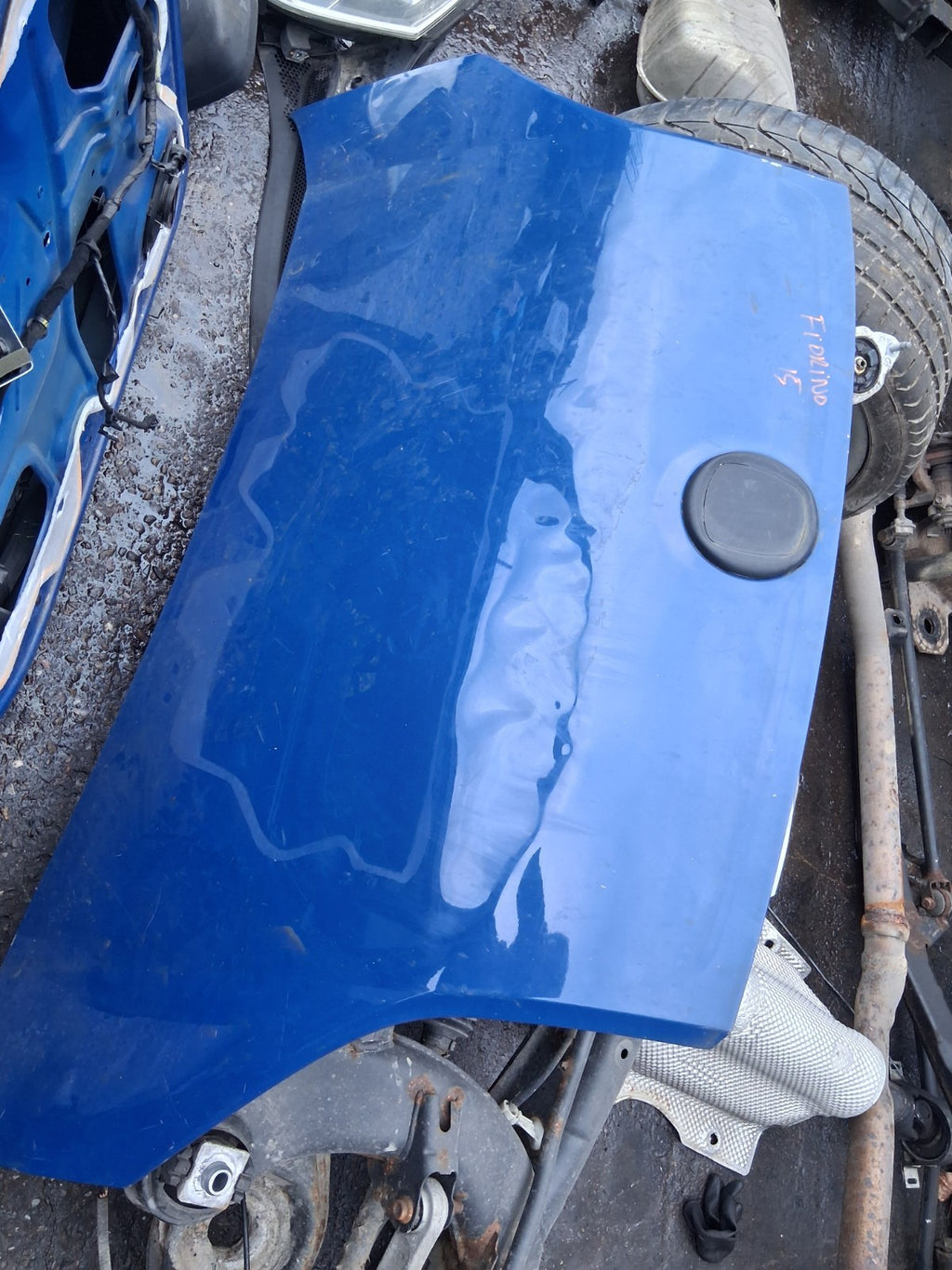 2016 FIAT FIORINO FRONT BONNET HOOD PANEL BLUE
