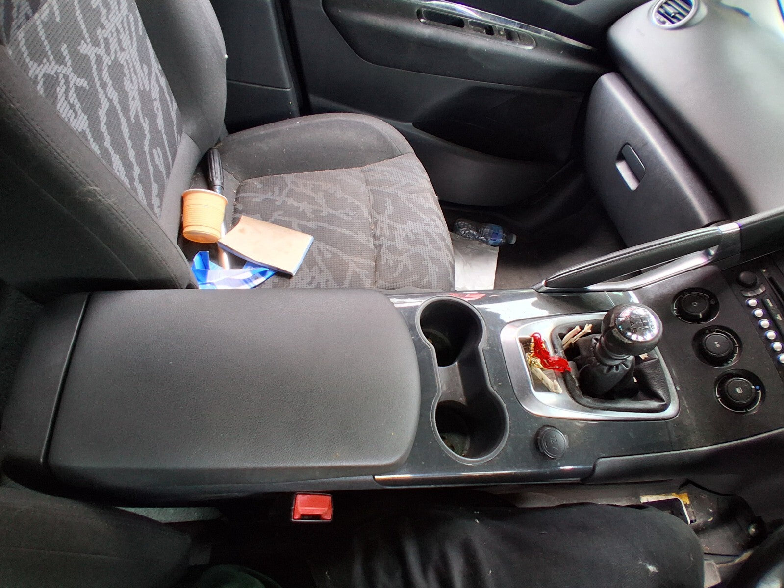 2012 PEUGEOT 3008 MK1 CENTRE CONSOLE SURROUND TRIM PANEL COVER