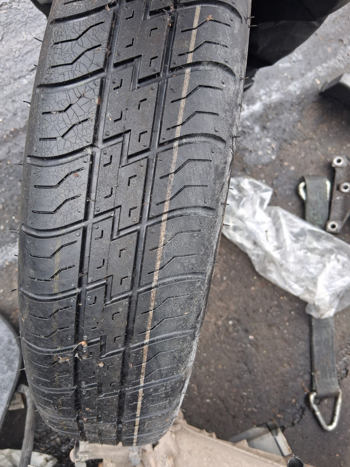 2018 VW VOLKSWAGEN GOLF MK7 16 INCH SPACE SAVER SPARE WHEEL WITH TYRE 125/70R16