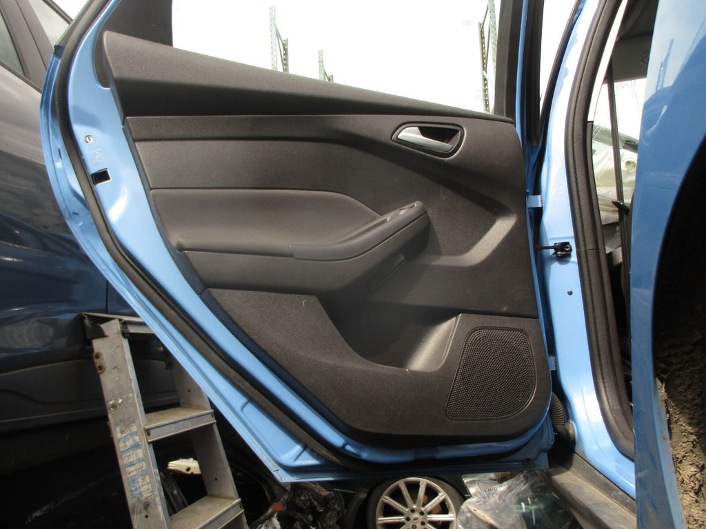 2017 FORD FOCUS MK3 NSR PASSENGER SIDE REAR LEFT COMPLETE DOOR ICEBERG BLUE