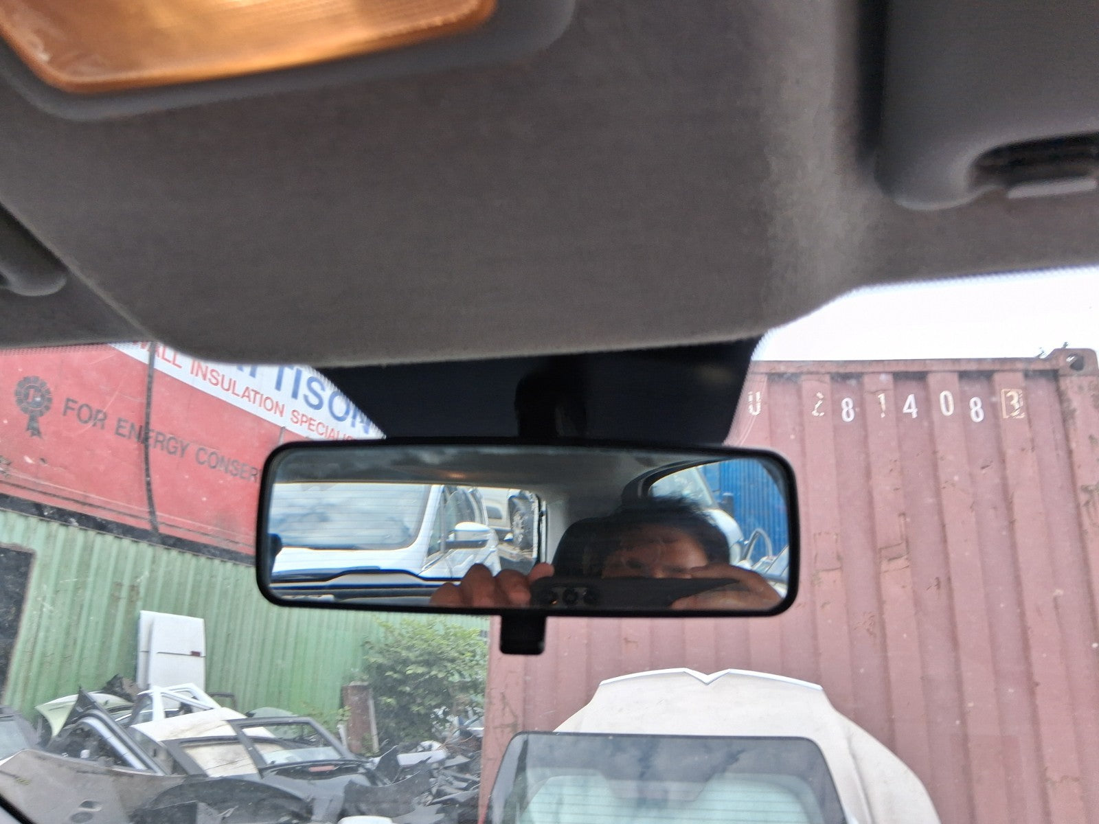2014 FIAT PUNTO FACELIFT 5 DOOR MK3 INTERIOR REAR VIEW MIRROR
