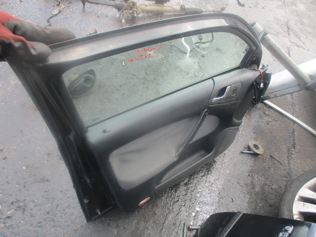 SKODA OCTAVIA MK1 2004 NSF PASSENGER SIDE FRONT COMPLETE DOOR BLACK