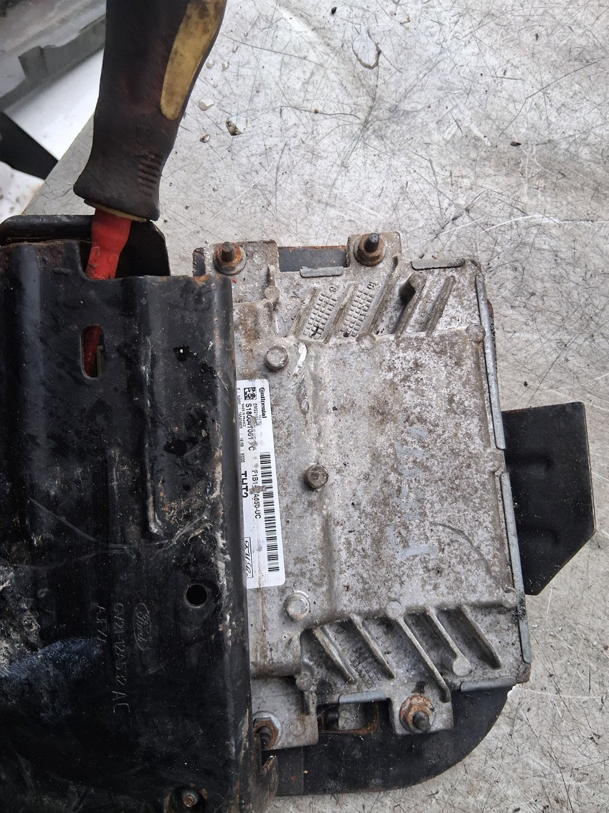 2017 FORD FIESTA MK7 1.25 ECU ENGINE CONTROL MODULE F1B112A650UC