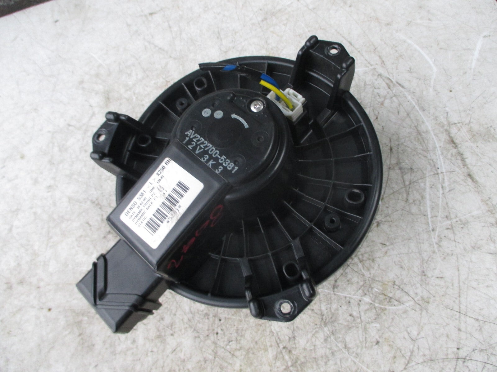 JAGUAR XF FACELIFT 2008 HEATER BLOWER MOTOR FAN UNIT AV2727005381