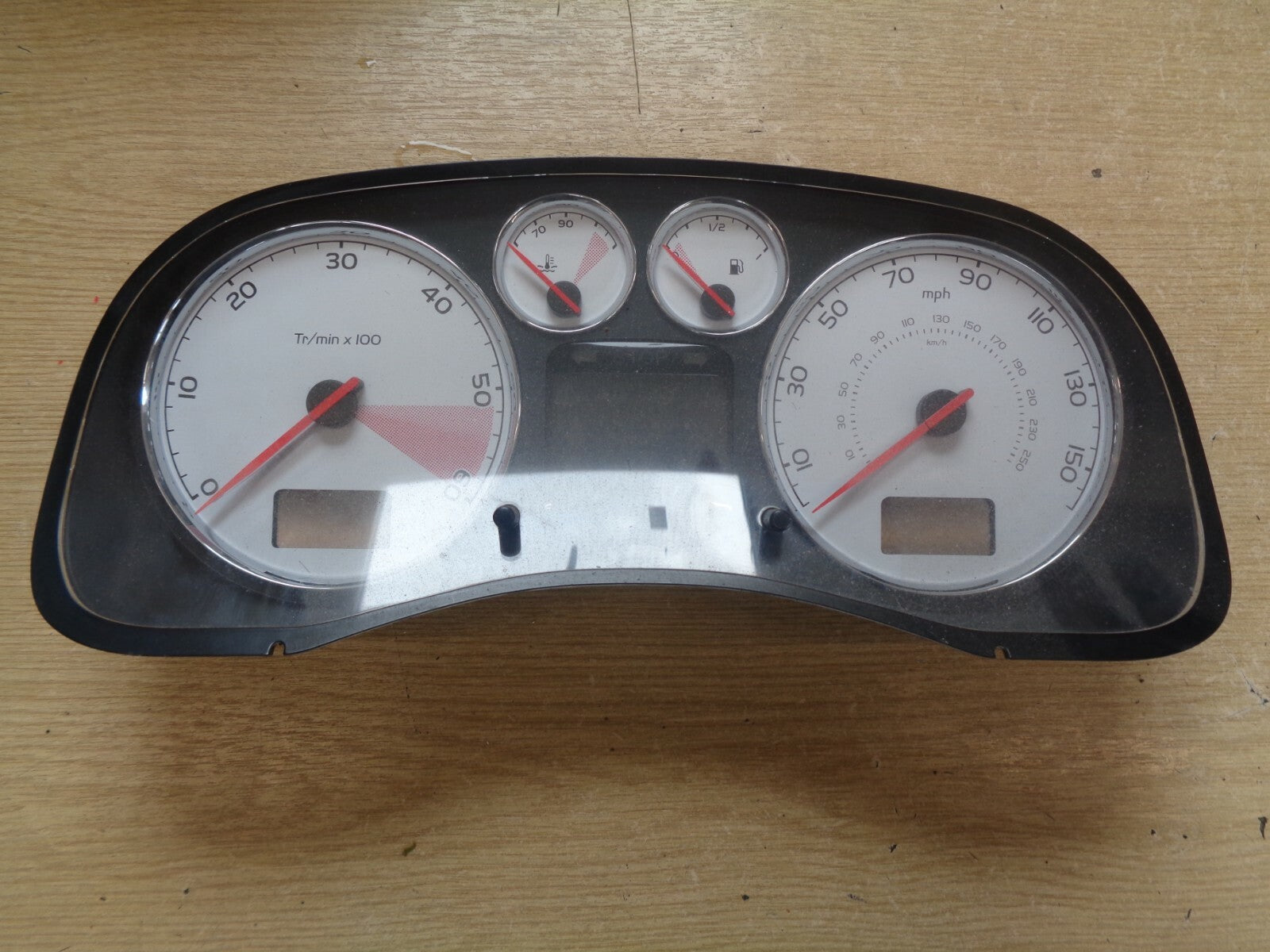 PEUGEOT 307 2007 DIESEL SPEEDOMETER/INSTRUMENT CLUSTER 281193266