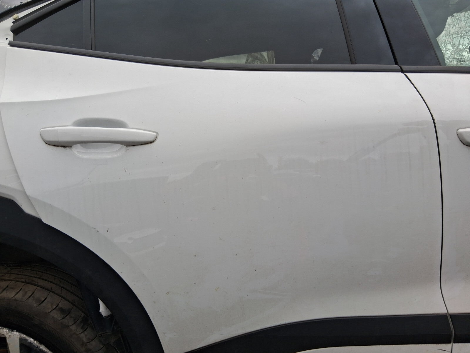 2024 VAUXHALL MOKKA B MK2 OSR DRIVER SIDE REAR RIGHT BARE DOOR ARCTIC WHITE EWP