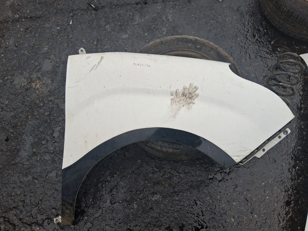 2013 FIAT DOBLO MK2 OS DRIVER SIDE FRONT RIGHT WING PANEL WHITE