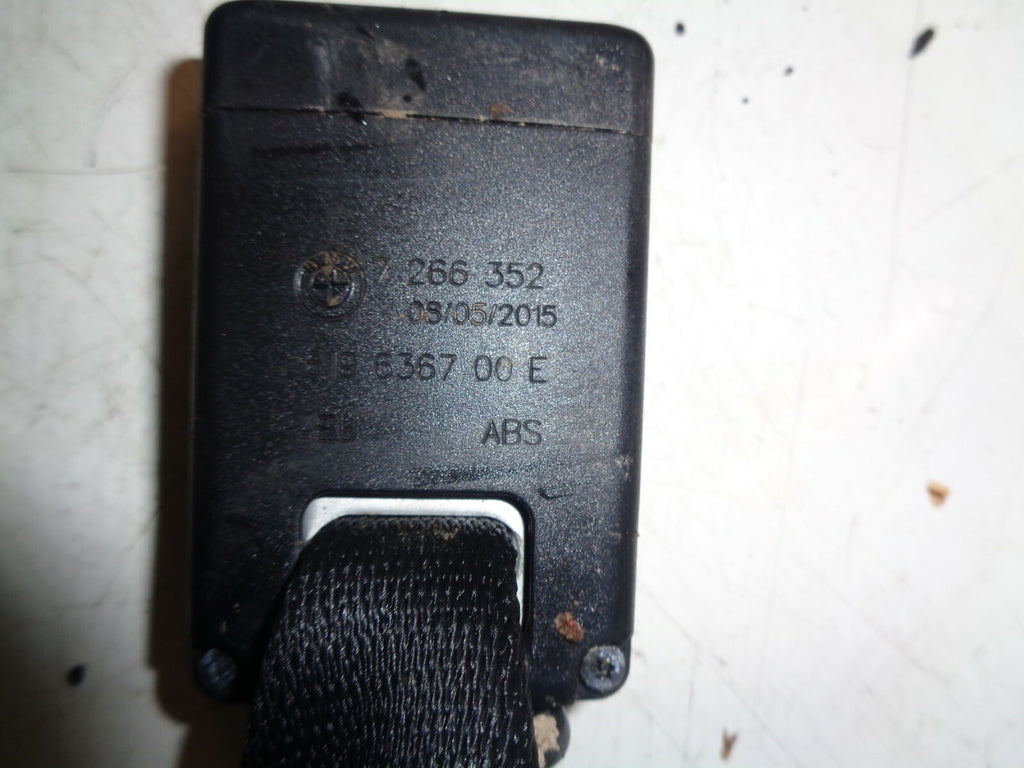 BMW 3 SERIES F30 2017 NSR PASSENGER SIDE REAR SEATBELT BUCKLE 7266352