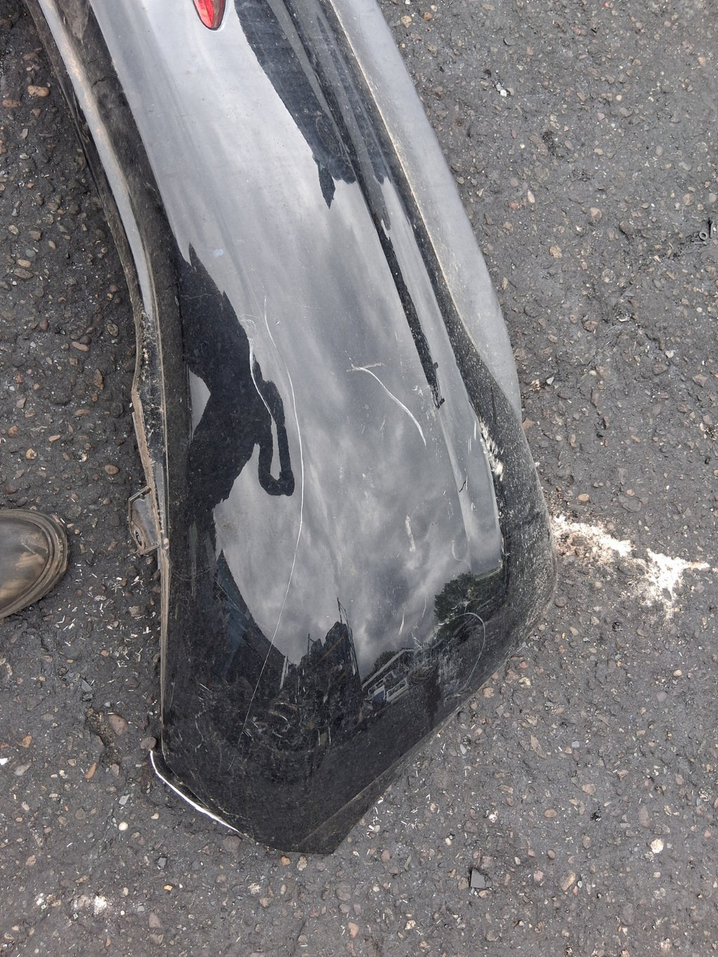 2014 PEUGEOT 208 COMPLETE REAR BUMPER PEARL BLACK KTV