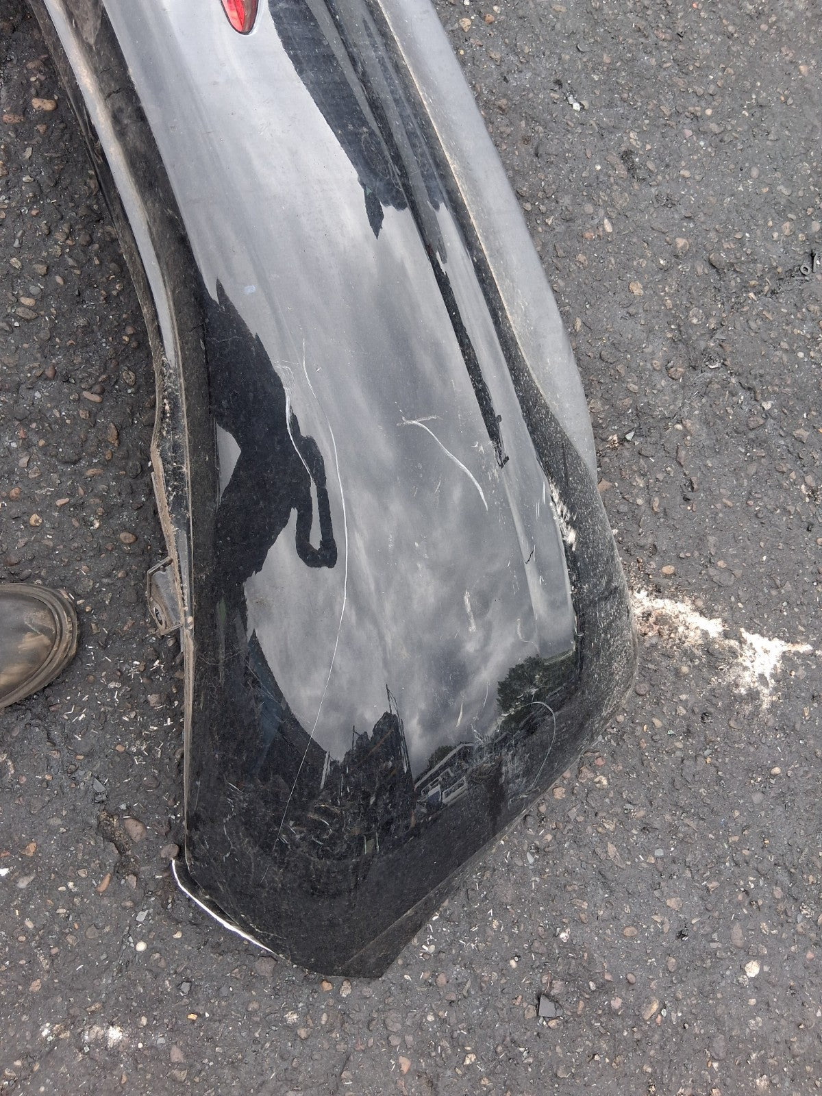 2014 PEUGEOT 208 COMPLETE REAR BUMPER PEARL BLACK KTV