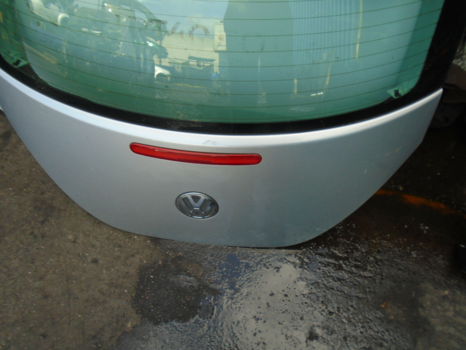 VW VOLKSWAGEN BEETLE 2007 REAR BARE TAILGATE BOOTLID SILVER