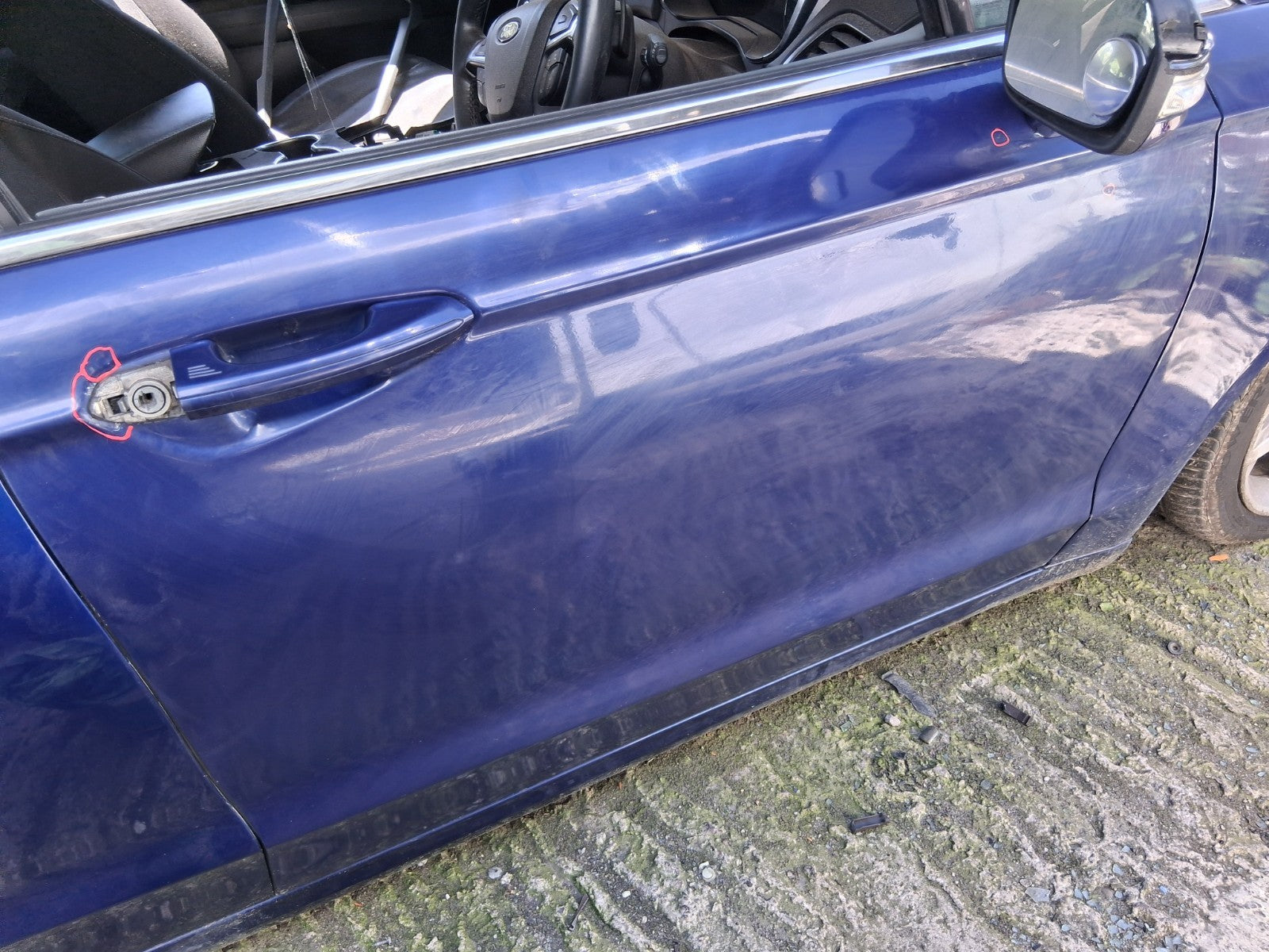 2016 FORD MONDEO MK5 HATCHBACK OSF DRIVER SIDE FRONT BARE DOOR WEDGEWOOD BLUE LD