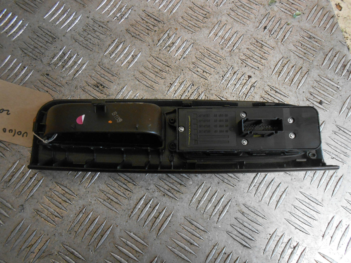 VOLVO S40 MK2 2005 OS DRIVER 4 WAY ELECTRIC WINDOW MIRROR SWITCH TRIM 30710787