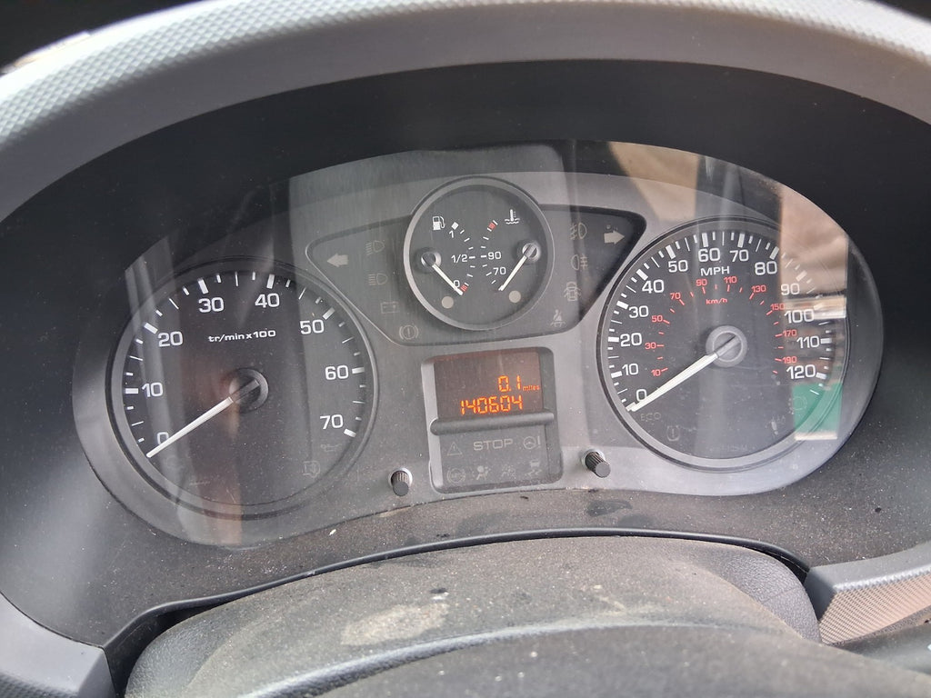 2017 PEUGEOT PARTNER MK2 1.5 DIESEL SPEEDO SPEEDOMETER INSTRUMENT CLUSTER