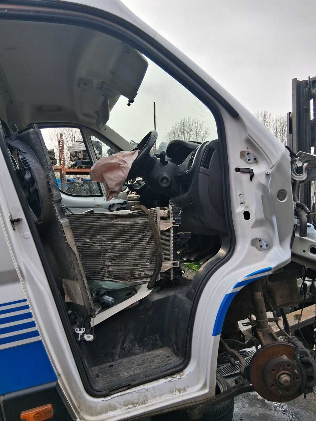 2023 FIAT DUCATO MK3 OSF DRIVER SIDE FRONT RIGHT QUARTER PANEL