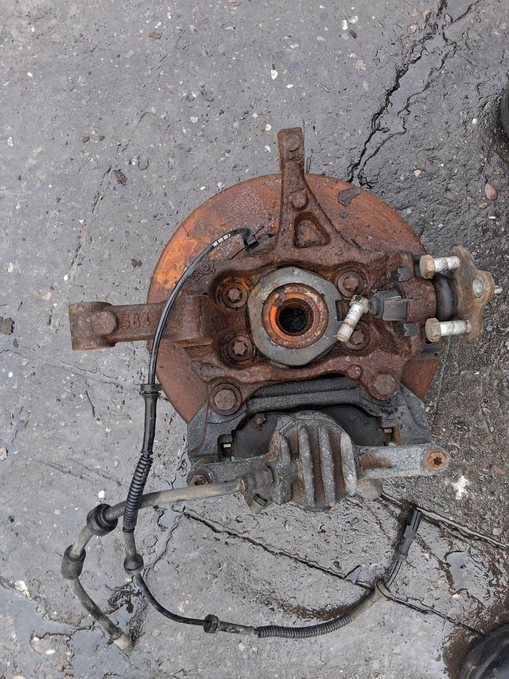 2024 RENAULT TRAFIC X82 MK3 2.0 DIESEL OSF DRIVER SIDE FRONT RIGHT HUB CALIPER