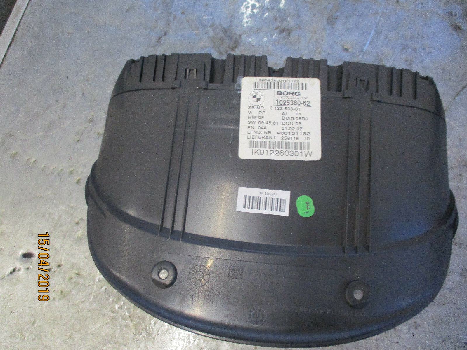 BMW 3 SERIES E90 2007 2.0 DIESEL SPEEDO CLOCKS CLUSTER SPEEDOMETER 102538062