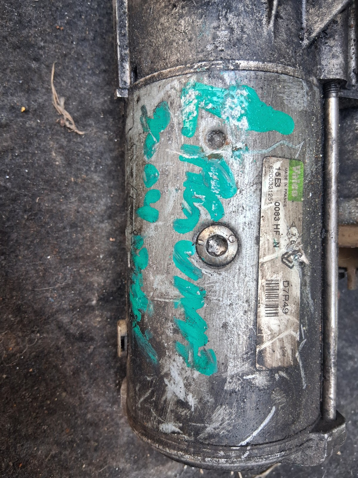 RENAULT LAGUNA MK2 2004 2.2 DCI STARTER MOTOR 8200331251