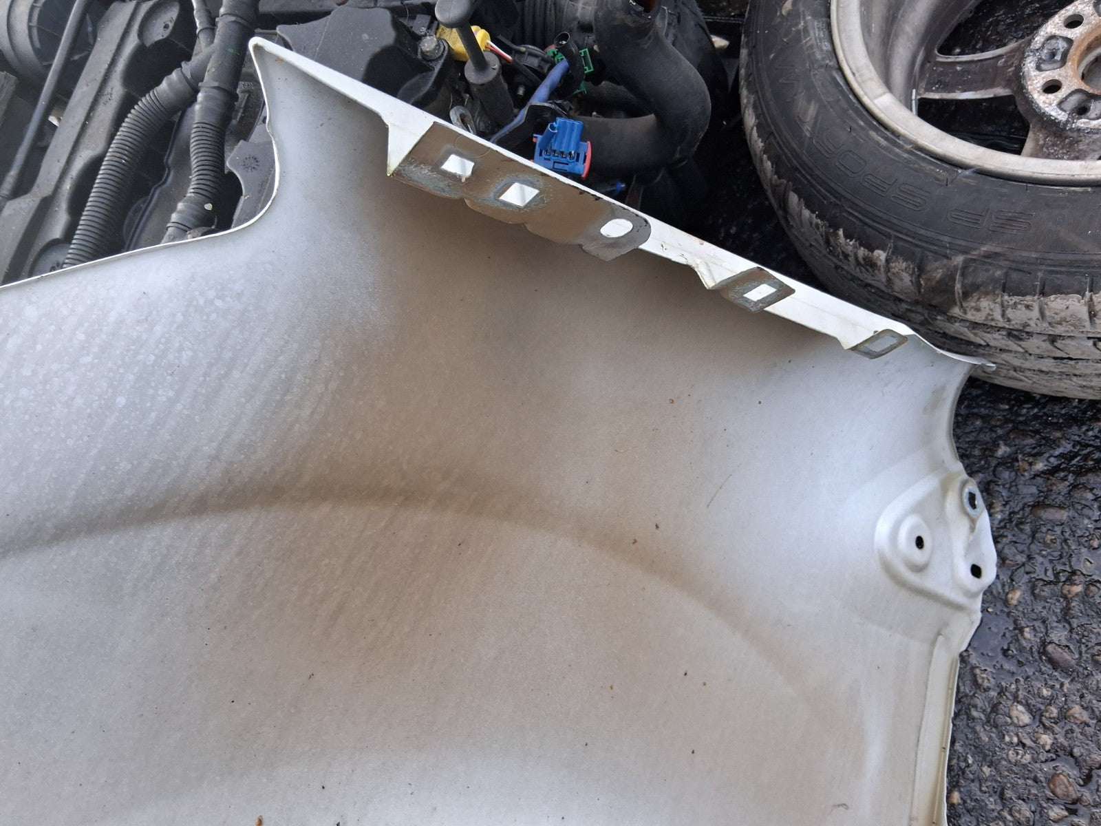 2018 PEUGEOT PARTNER MK2 OSF DRIVER SIDE FRONT RIGHT WING PANEL WHITE