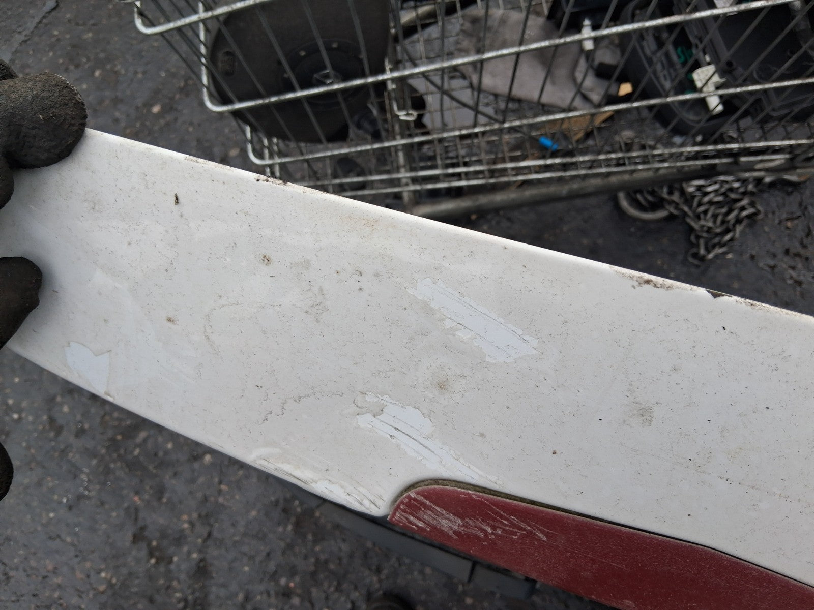 2009 VAUXHALL CORSA D REAR BOOTLID TAILGATE COMPLETE WHITE