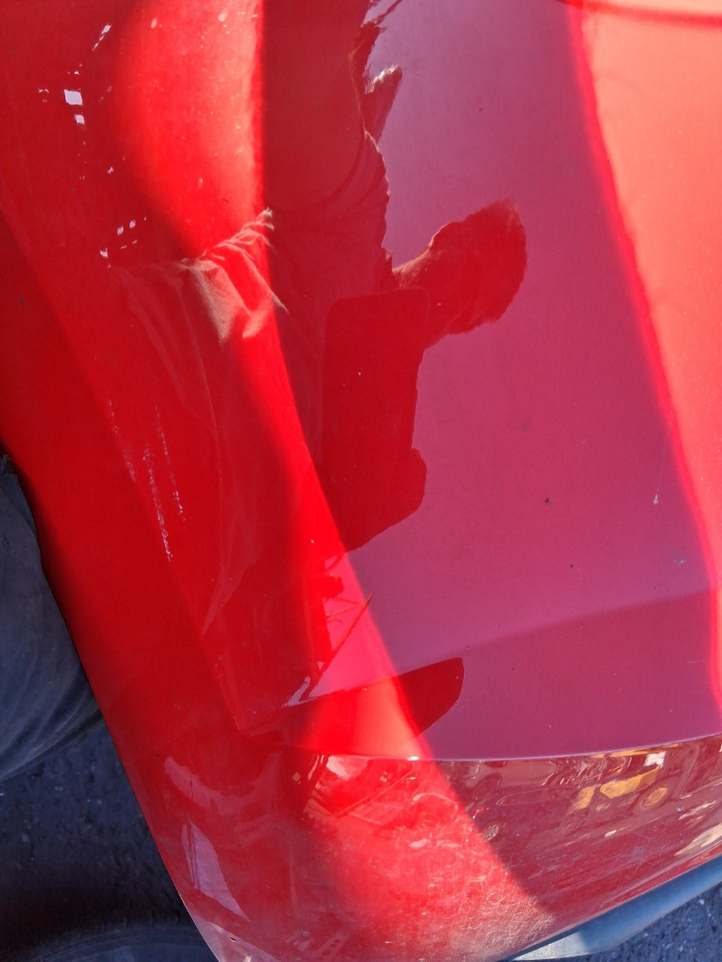 VW VOLKSWAGEN POLO 2019 MK6 REAR COMPLETE BUMPER RED
