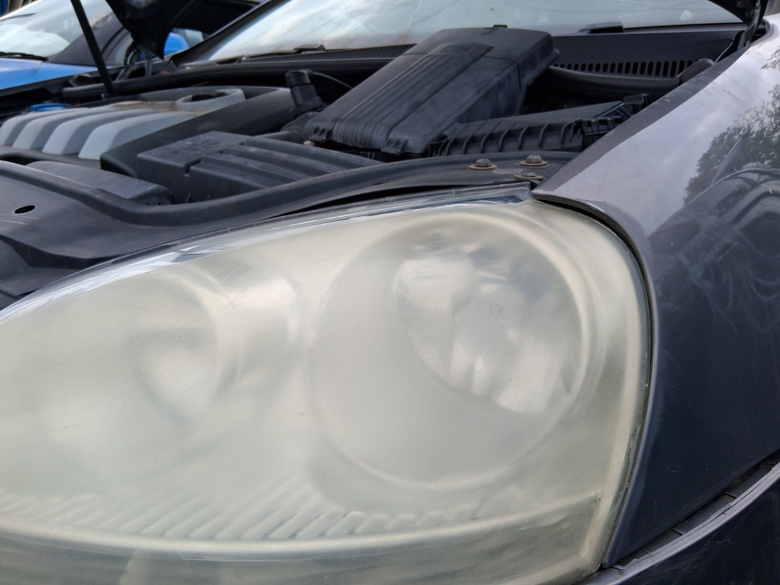 2007 VW VOLKSWAGEN GOLF MK5 NSF PASSENGER SIDE FRONT LEFT HEADLIGHT