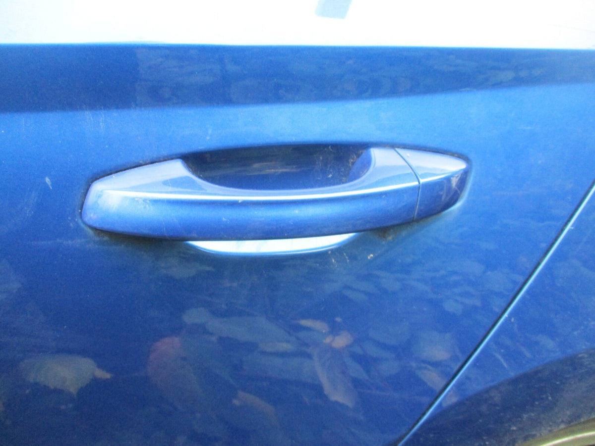 2019 SKODA FABIA MK3 NJ ESTATE NSR PASSENGER SIDE REAR EXTERIOR DOOR HANDLE BLUE