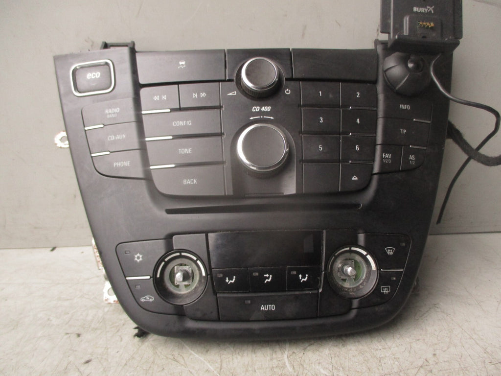2013 VAUXHALL INSIGNIA MK1 CD RADIO HEATER CLIMATE CONTROL PANEL 13273095