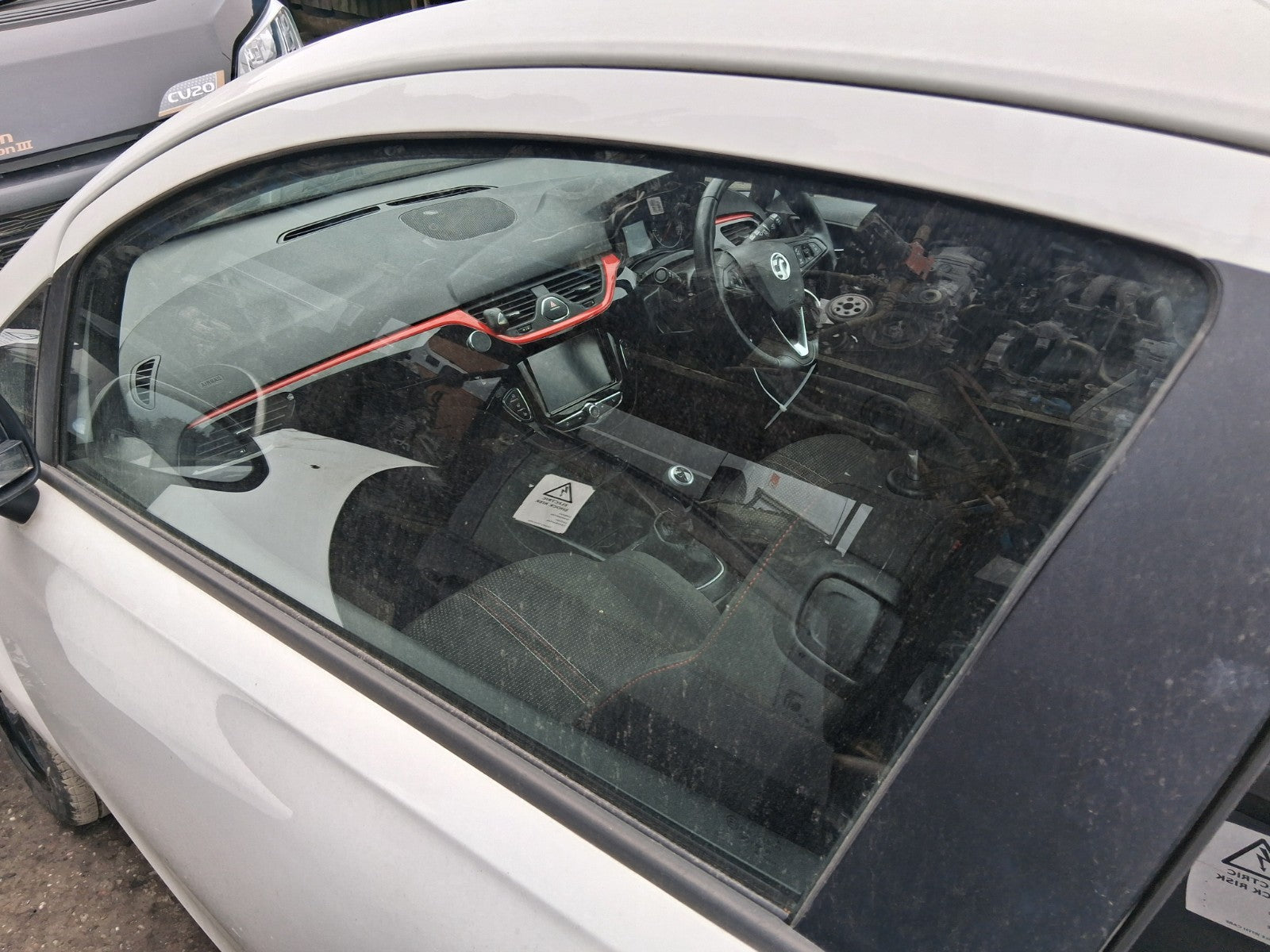 2019 VAUXHALL CORSA E 3 DOOR NS PASSENGER SIDE LEFT WINDOW GLASS