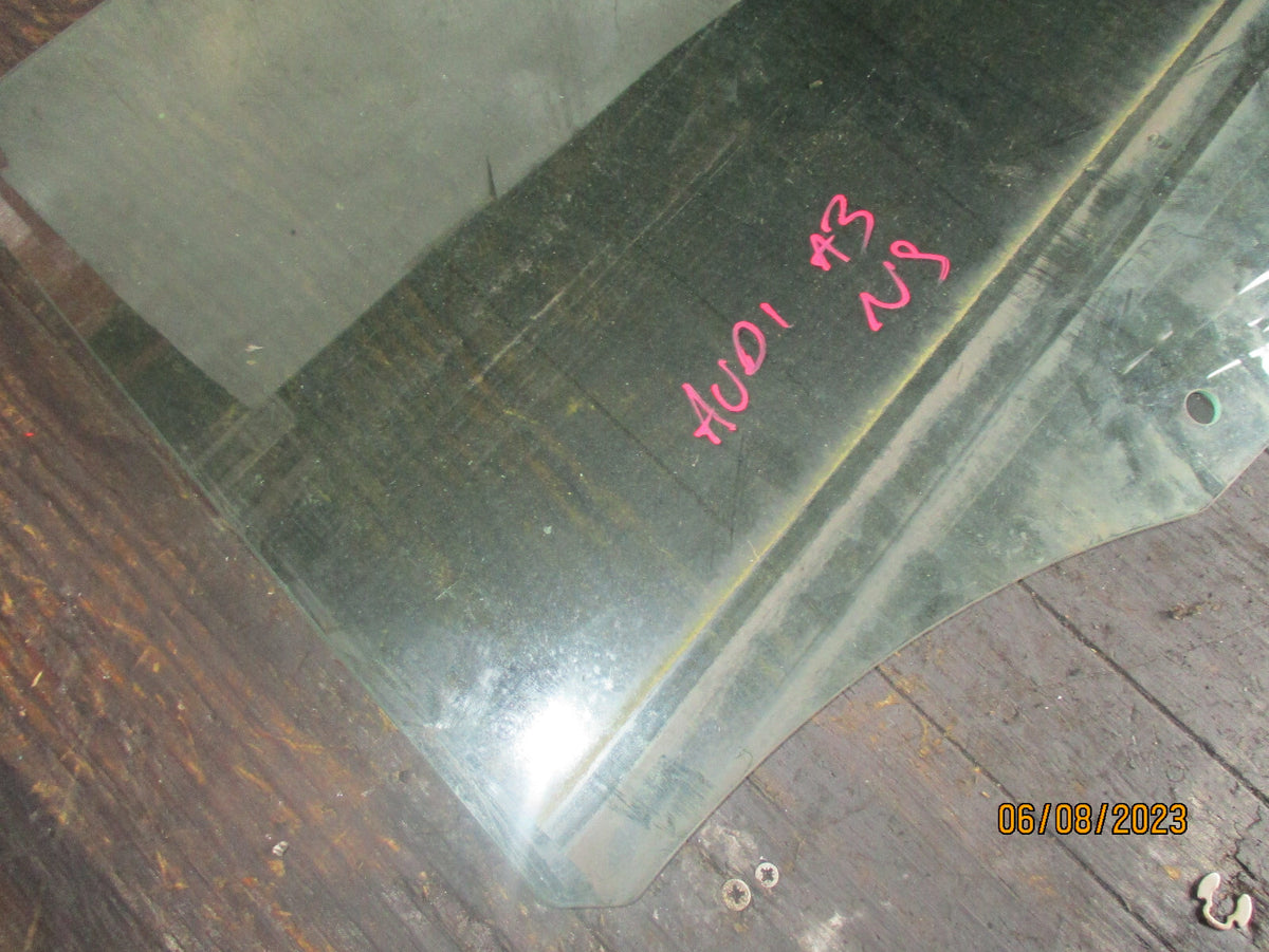 AUDI A3 2013 NS PASSENGER SIDE FRONT WINDOW GLASS