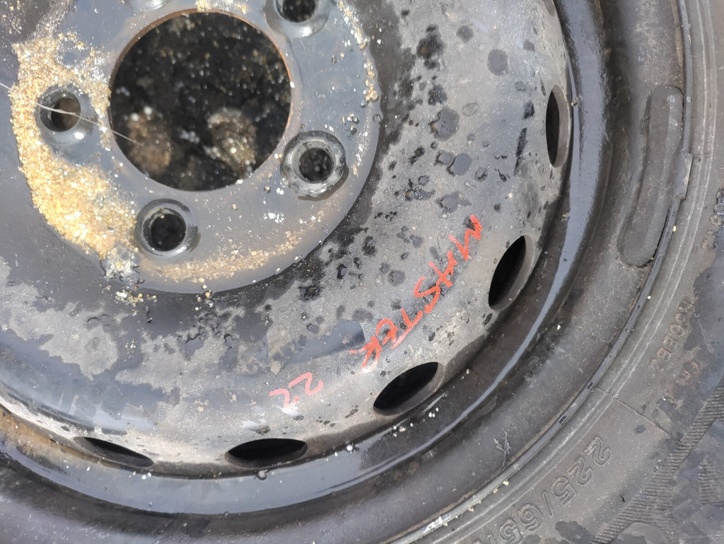 2023 RENAULT MASTER MK3 16 INCH STEEL WHEEL WITH TYRE 225/65R16C