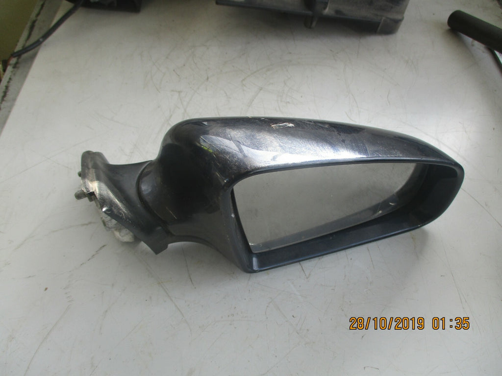 AUDI A4 8E B6 OS DRIVER SIDE ELECTRIC DOOR WING MIRROR DARK BLUE