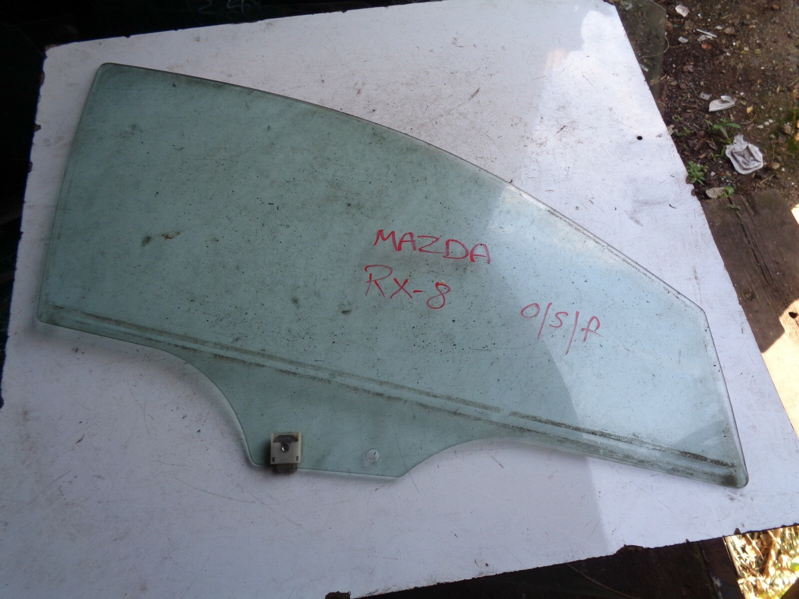 MAZDA RX-8 2007 OSF DRIVER SIDE FRONT WINDOW GLASS