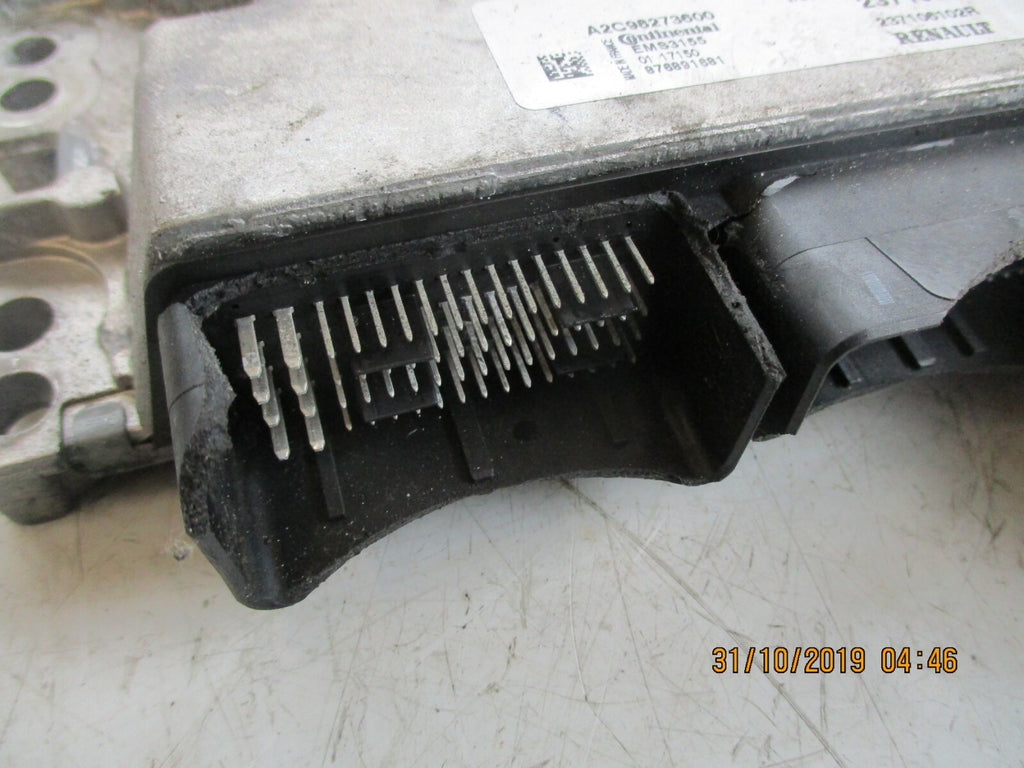 DACIA DUSTER 1.2 TCE MK1 ECU ENGINE CONTROL UNIT DAMAGED 237106276R 237106102R