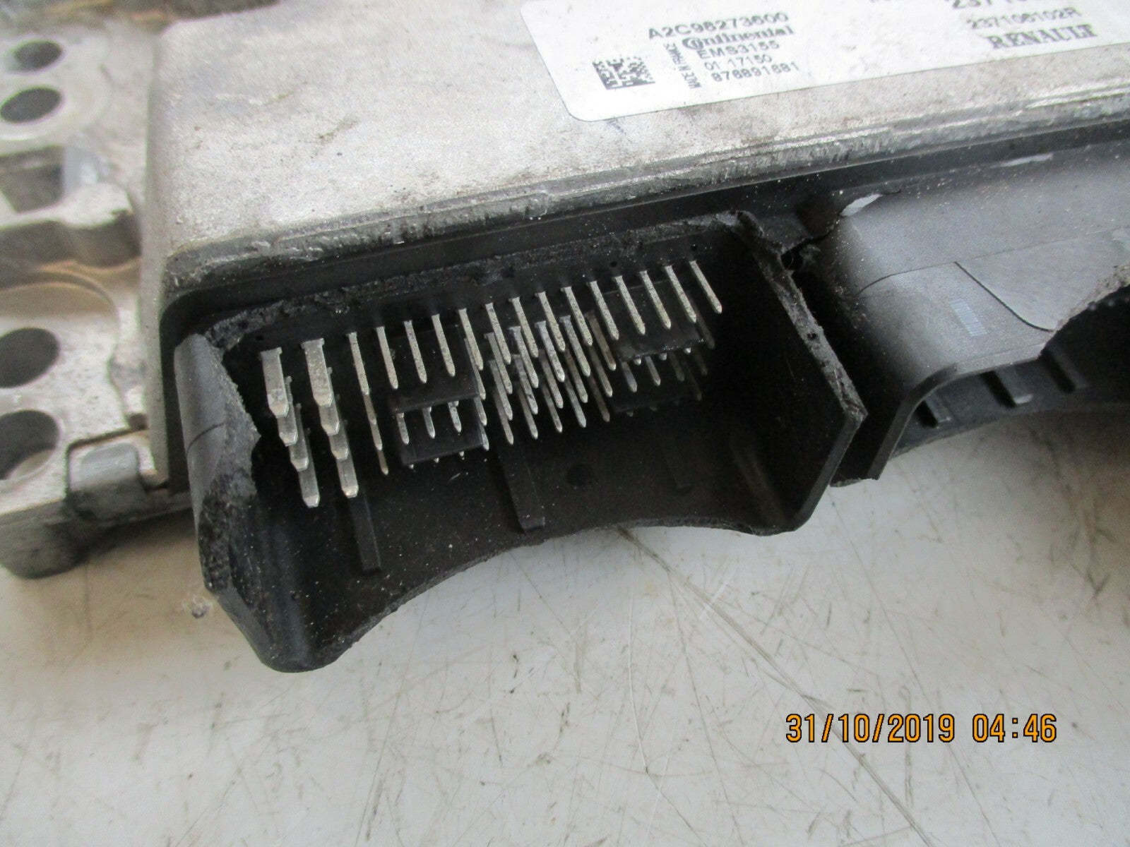 DACIA DUSTER 1.2 TCE MK1 ECU ENGINE CONTROL UNIT DAMAGED 237106276R 237106102R
