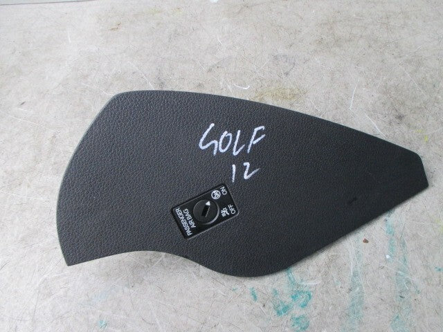 2012 VW GOLF MK7 PASSENGER SIDE DASHBOARD TRIM COVER 5G2858217