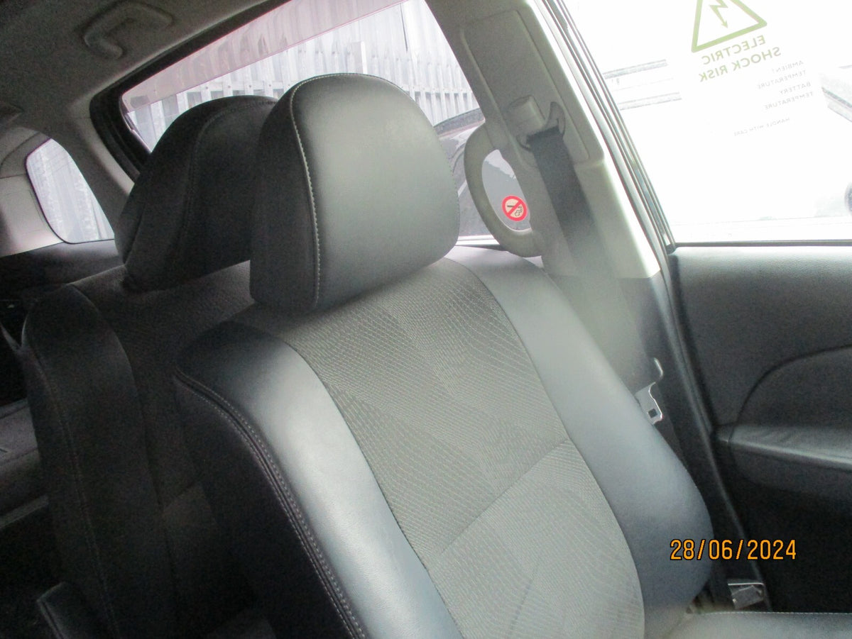 TOYOTA ESTIMA MK3 2013 NSF PASSENGER SIDE FRONT COMPLETE SEAT HALF LEATHER