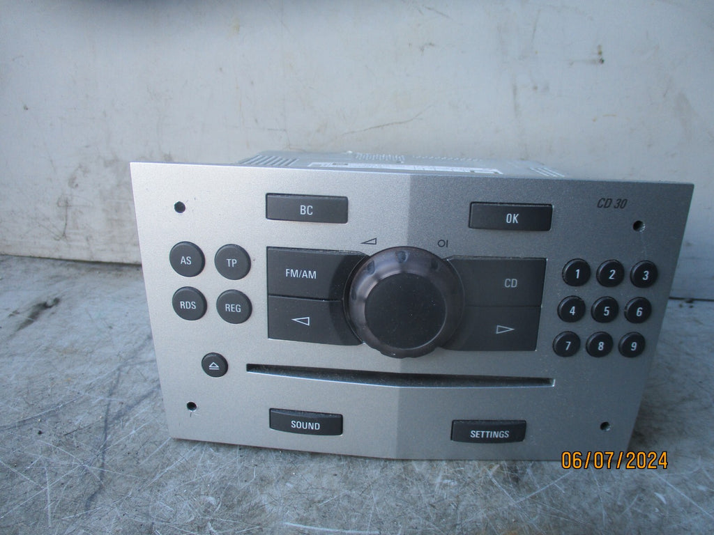 VAUXHALL CORSA D 2011 RADIO CD PLAYER STEREO HEAD UNIT 13357119