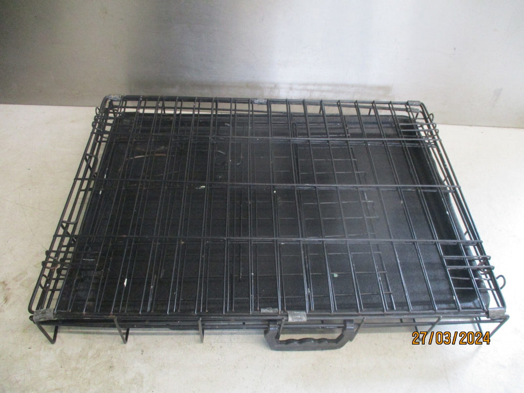 UNBRANDED METAL DOG GUARD CAGE BOX REMOVABLE TRAY 60x50x43 cm