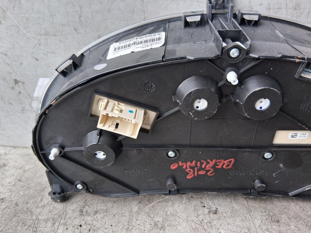 2018 CITROEN BERLINGO MK2 MANUAL SPEEDOMETER INSTRUMENT CLUSTER 9801642580