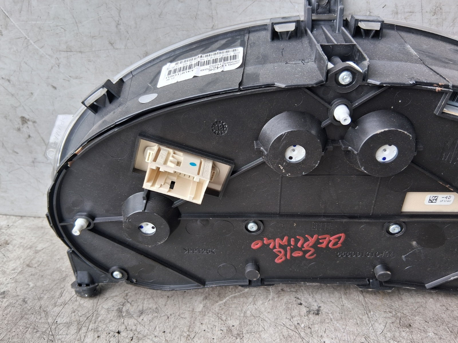 2018 CITROEN BERLINGO MK2 MANUAL SPEEDOMETER INSTRUMENT CLUSTER 9801642580