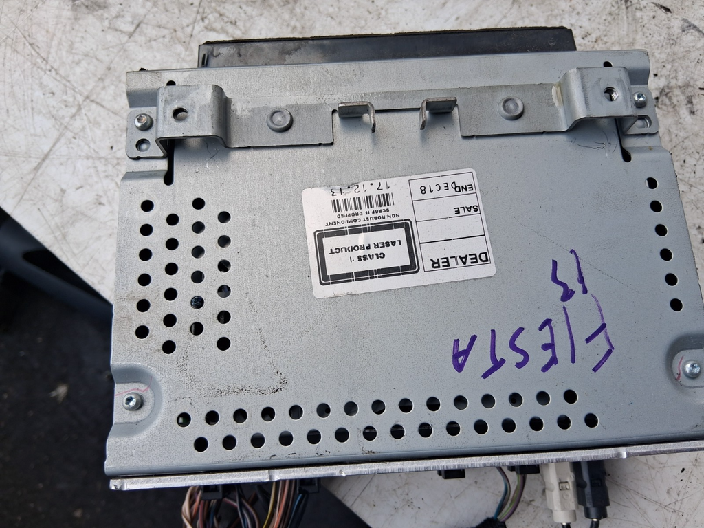 2014 FORD FIESTA MK7 CD PLAYER RADIO MULTIMEDIA HEAD UNIT AM5T18C15XM