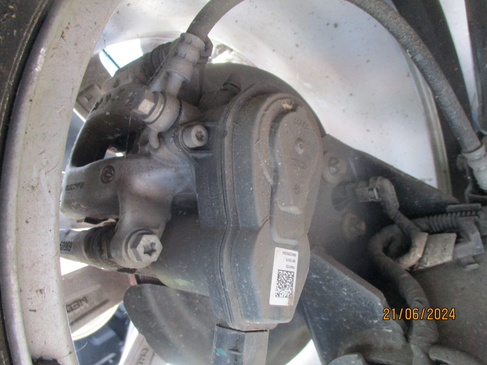 VAUXHALL MOKKA B MK2 2022 NSR PASSENGER SIDE REAR BRAKE CALIPER 9842295280