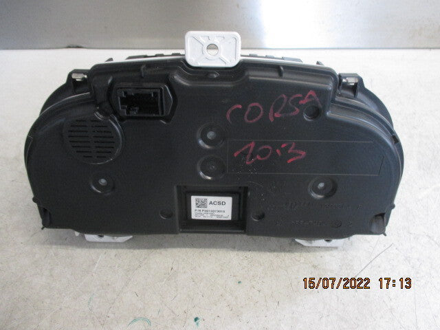 VAUXHALL CORSA D 2013 1.4 PETROL SPEEDO SPEEDOMETER INSTRUMENT CLUSTER 13373015