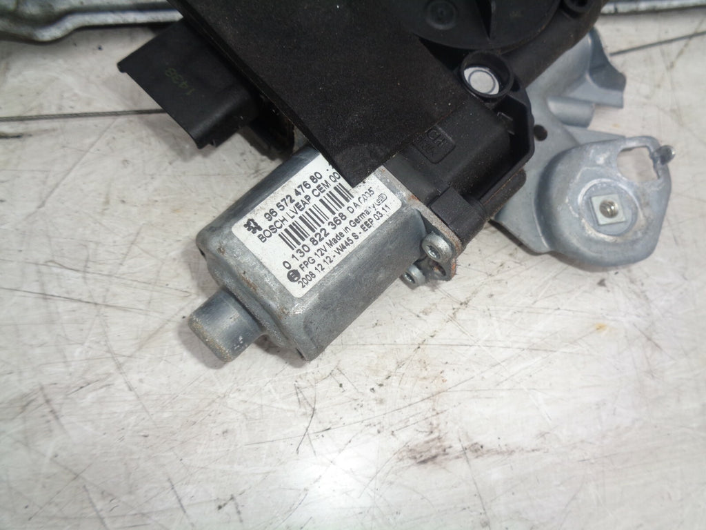 PEUGEOT 308 2009 NSF PASSENGER SIDE FRONT WINDOW MOTOR REGULATOR 9657247680